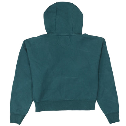Jordan Women’s Teal Pullover Hoodie Loose Fit Cotton Blend Size L