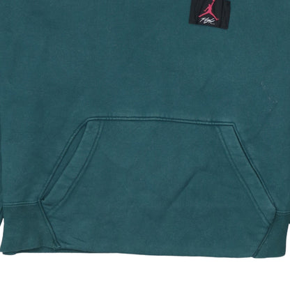 Jordan Women’s Teal Pullover Hoodie Loose Fit Cotton Blend Size L