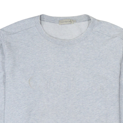 Calvin Klein Jeans Men's Grey XXL Crew Neck Pullover Sweatshirt