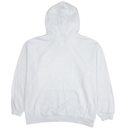 H&M Disney Women White Hooded Pullover Sweatshirt XL Cotton Blend