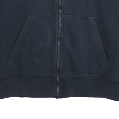 Nike Women's Black Full Zip Hoodie Size M Cotton Blend Sportswear