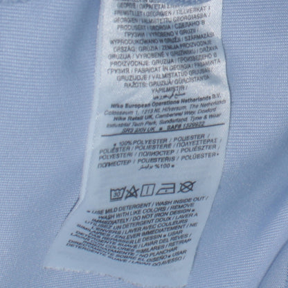 Nike Women’s Light Blue Pullover Hoodie Size L Polyester Athletic