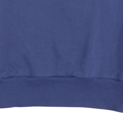 Adidas Men Blue Real Madrid Crew Neck Sweatshirt Size S