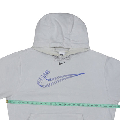 Nike Men's Grey Pullover Hoodie M Graphic Logo Sportswear