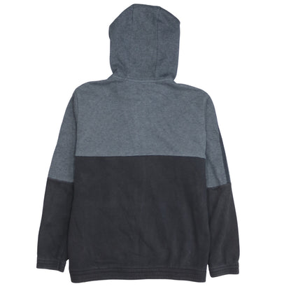 Adidas Boys Grey Black Full Zip Hoodie 13-14 Years Classic Sportswear