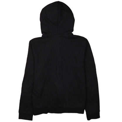 Adidas Women Black Full Zip Hoodie L 16-18 Hooded Sweatshirt