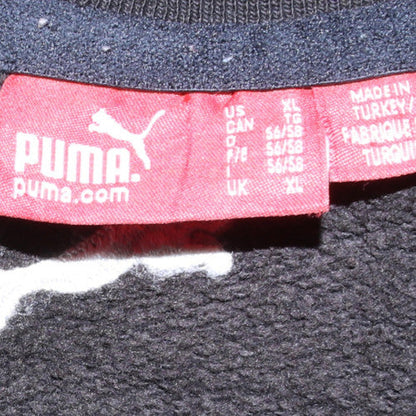 Puma Men's Brown XL Pullover Sweatshirt Crew Neck Logo Sportswear