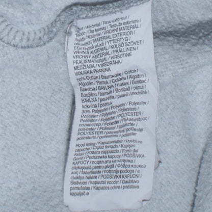 Puma Mens Grey Full Zip Hoodie Size L Sports Graphic Sweatshirt
