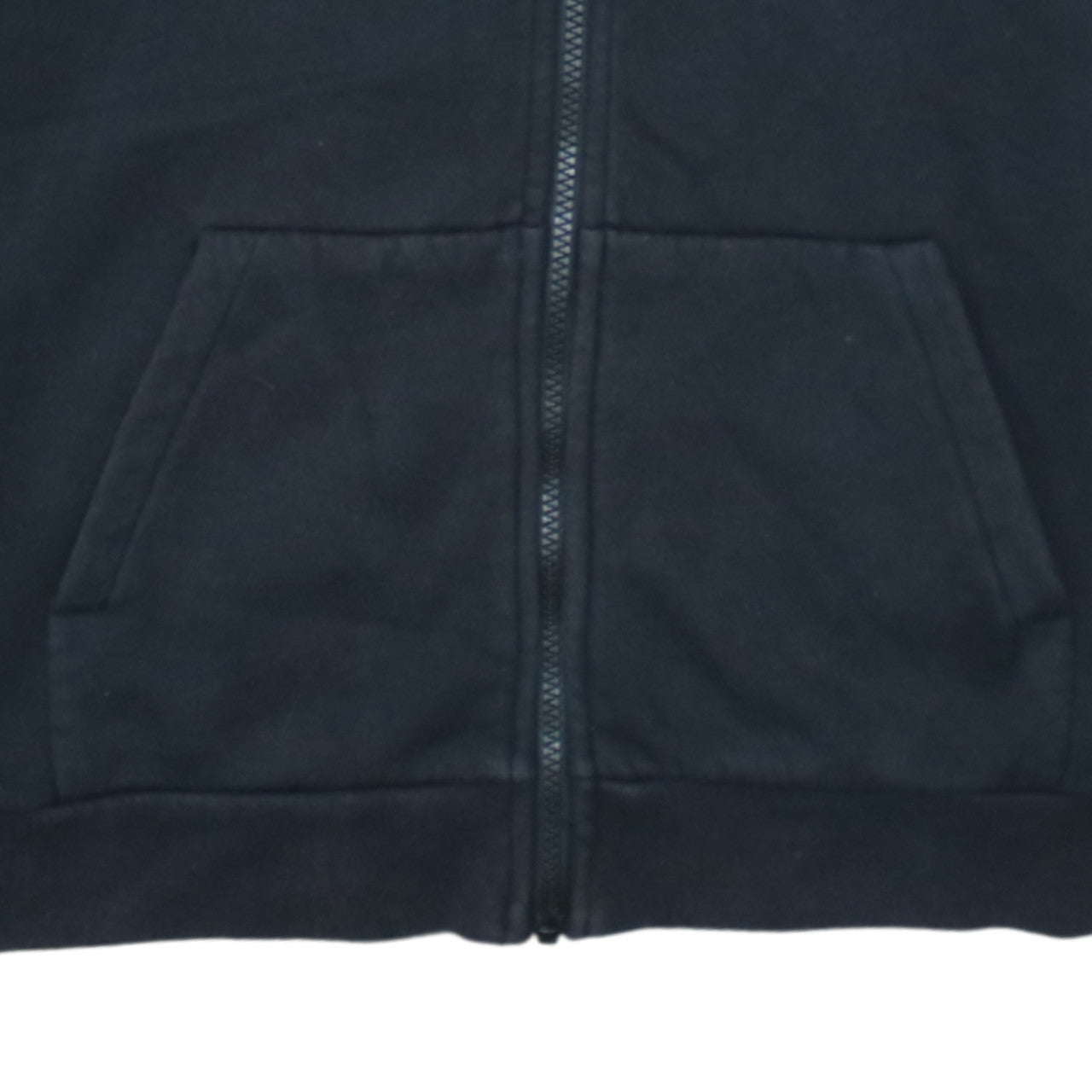 Nike Boys Black & Grey Full Zip Hoodie XL 13-15 Years Cotton Blend