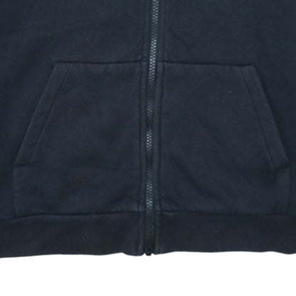 Nike Boys Black & Grey Full Zip Hoodie XL 13-15 Years Cotton Blend