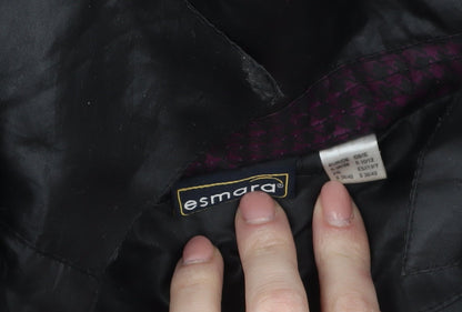 Esmara Women’s Black Hooded Lightweight Rain Coat Size 10