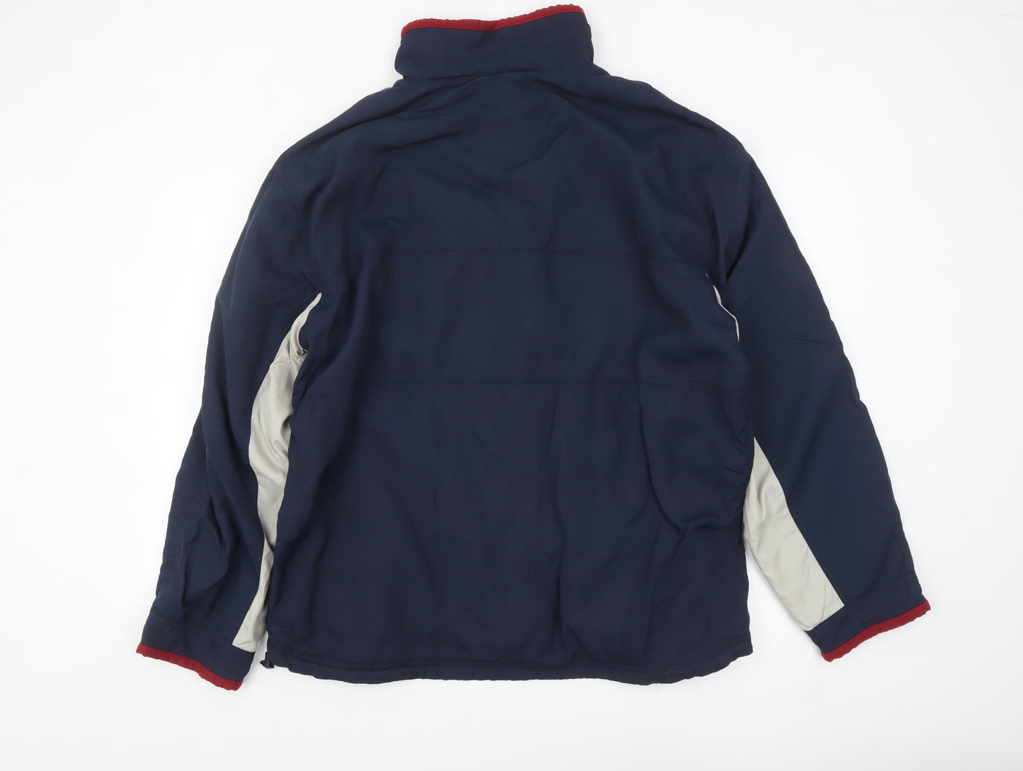 Tommy Hilfiger Men's Blue XL Basic Jacket Full Zip Nylon Winter