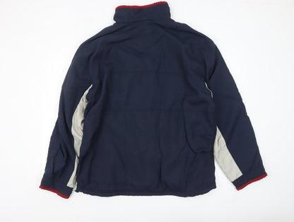Tommy Hilfiger Men's Blue XL Basic Jacket Full Zip Nylon Winter