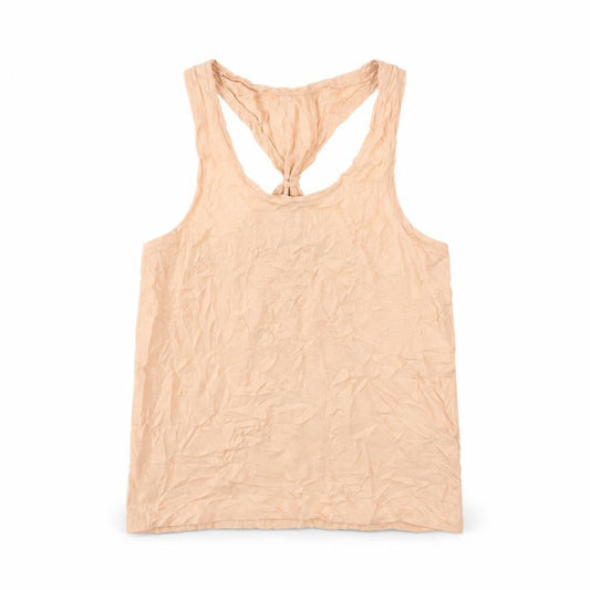 VILA Women’s Beige XS Sleeveless Jersey Tank Top