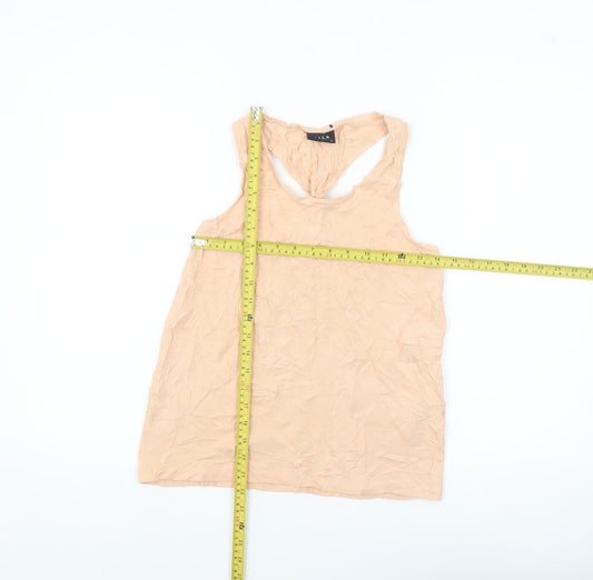 Vila Women’s Beige XS Sleeveless Jersey Tank Top