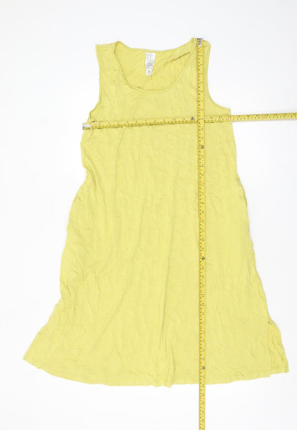 Wynne Layers Women's Yellow Sleeveless Tank Dress Size S