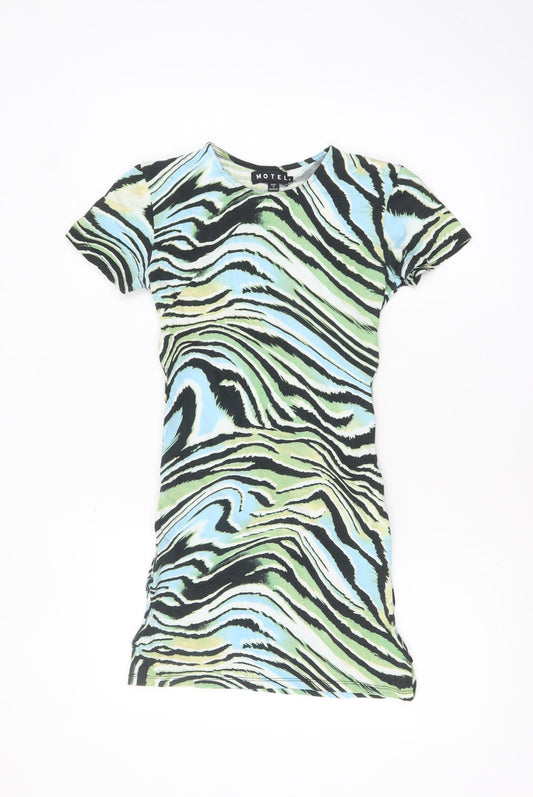Motel Women's Multicoloured Bodycon Mini Dress Size S
