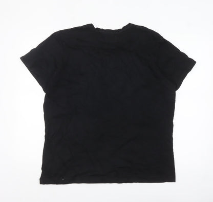 Hackett London Men's Black XL Classic Fit Cotton T-Shirt