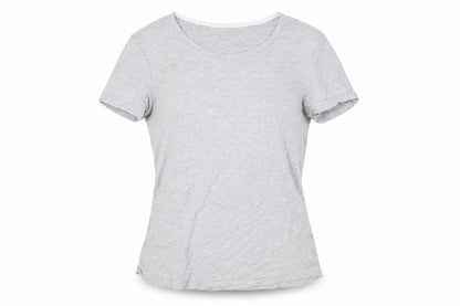 Mountain Warehouse Womens Grey Cotton Short Sleeve T-Shirt Size 6