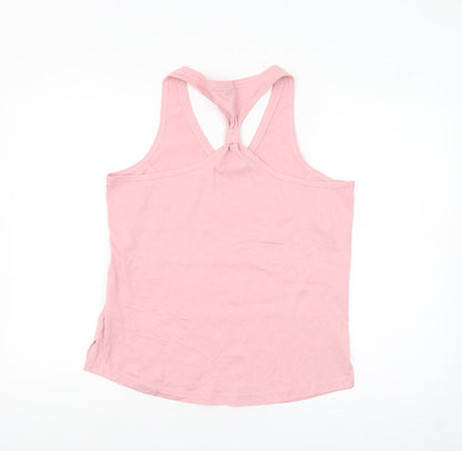 LA Gear Women's Pink Racerback Tank Top Size 18 Polyester Cotton