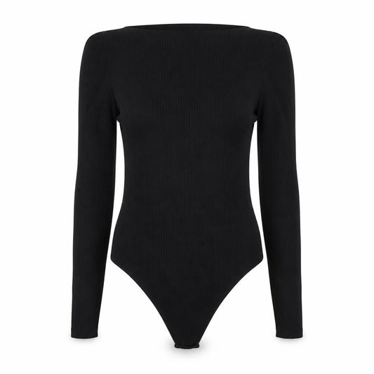 ASOS Women’s Black Long Sleeve Bodysuit UK 12 Slim Fit