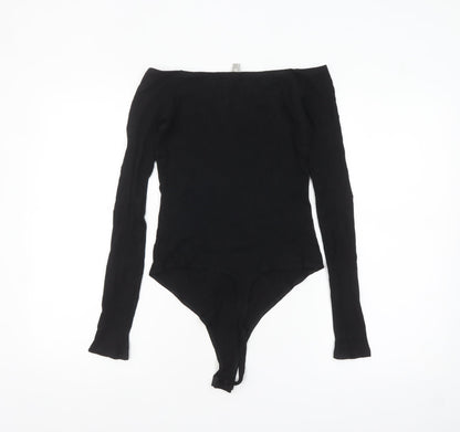 ASOS Women’s Black Long Sleeve Bodysuit UK 12 Slim Fit