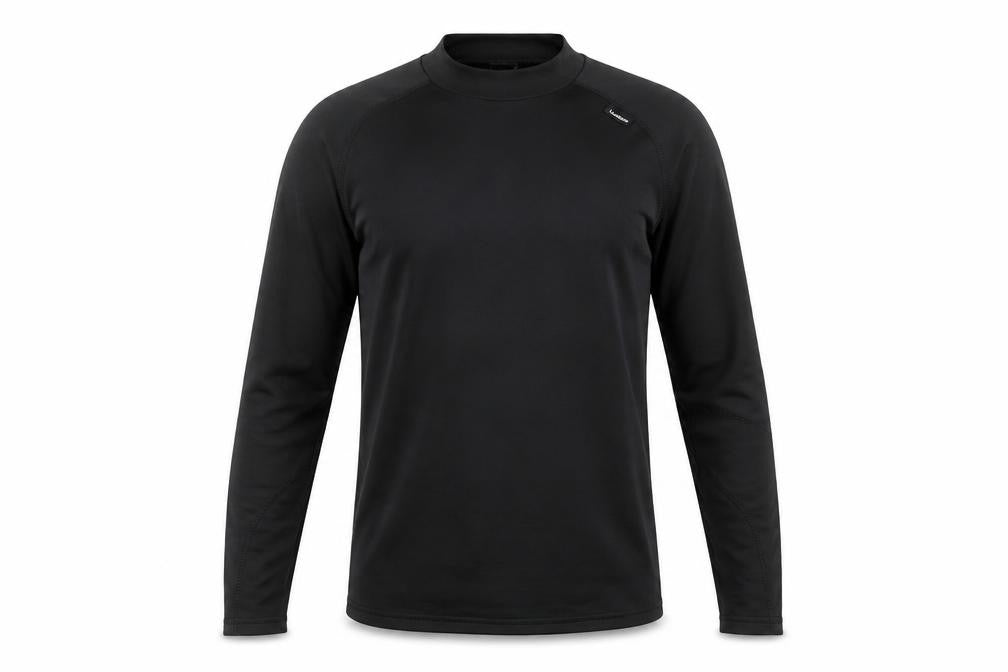 Decathlon Men Black M Long Sleeve Athletic Moisture Wicking Top