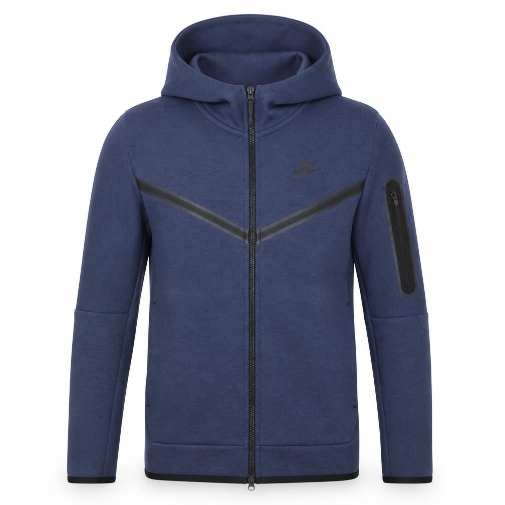 Nike Men's Blue XS Full Zip Hooded Sweatshirt Jacket