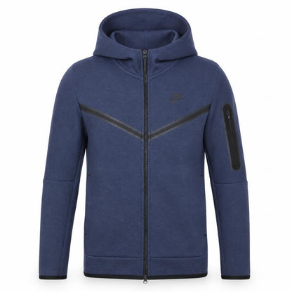 Nike Men's Blue XS Full Zip Hooded Sweatshirt Jacket