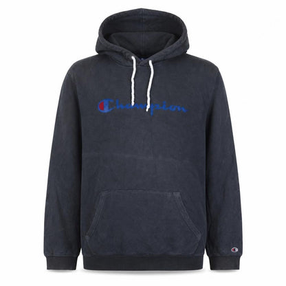 Champion Men's Black Pullover Hoodie XL Logo Fleece Sweatshirt