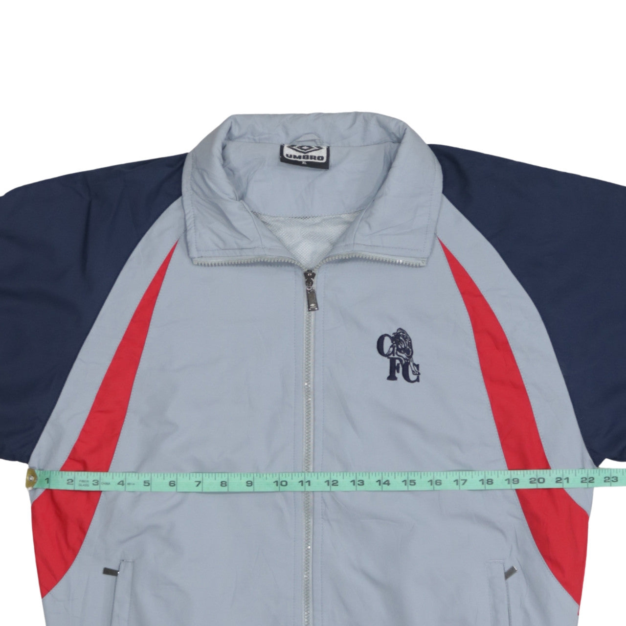 Umbro Men's Blue XL Football Windbreaker Jacket