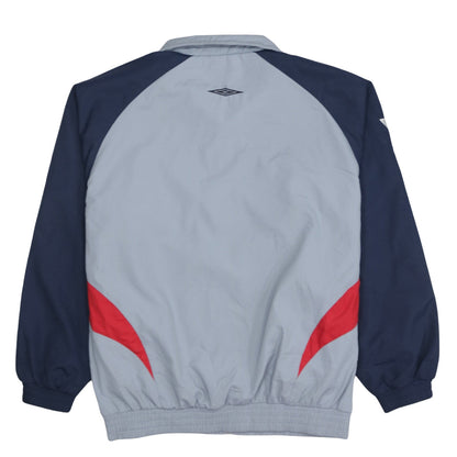 Umbro Men's Blue XL Football Windbreaker Jacket