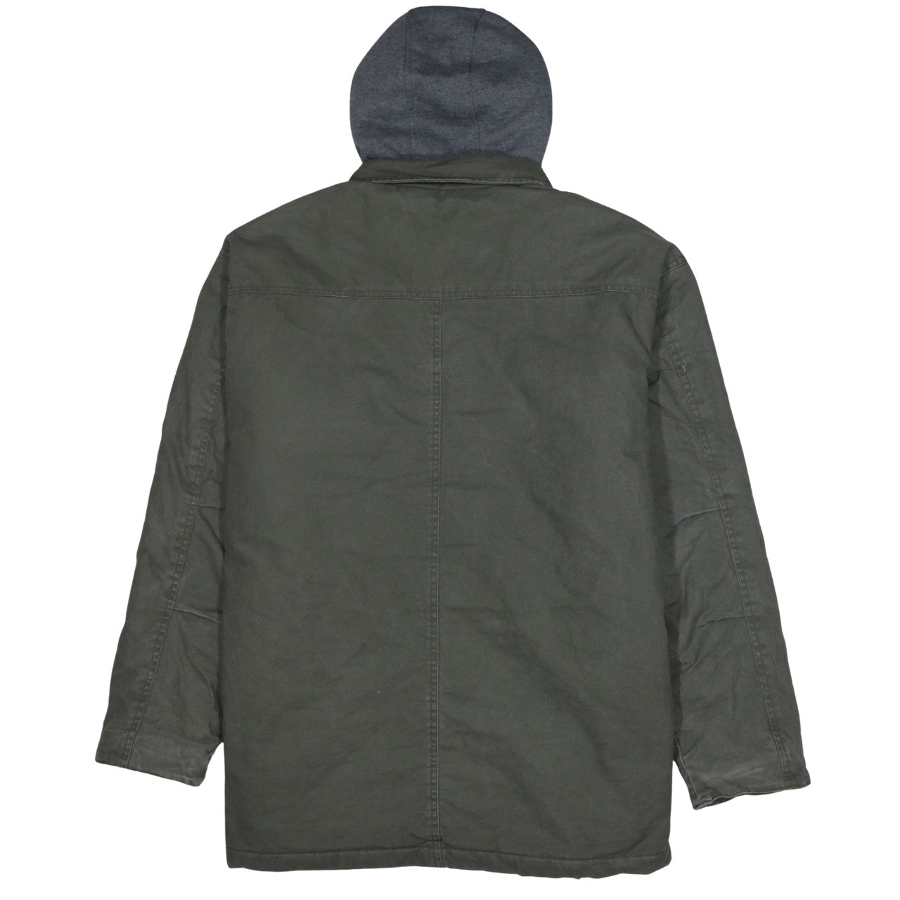 Dickies Men's Green XL Hooded Shirt Jacket Workwear Style