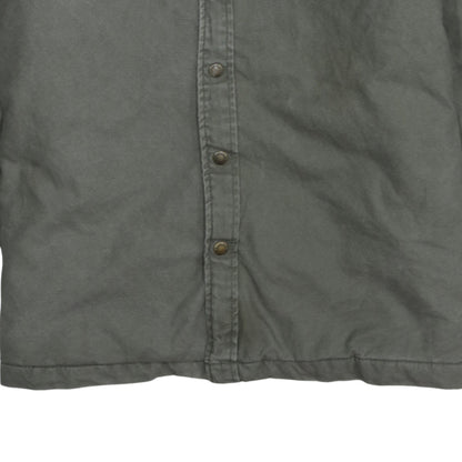Dickies Men's Green XL Hooded Shirt Jacket Workwear Style