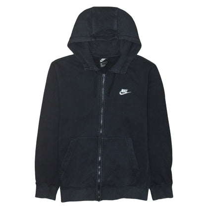 Nike Men's Black Full Zip Hoodie Size S Regular Fit Fleece