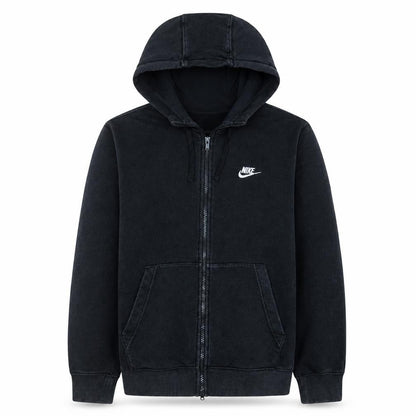 Nike Men's Black Full Zip Hoodie Size S Regular Fit Fleece