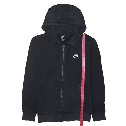 Nike Men's Black Full Zip Hoodie Size S Regular Fit Fleece