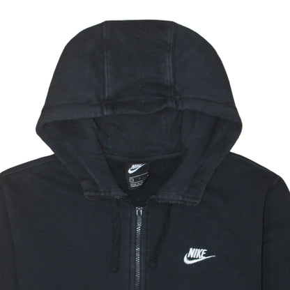 Nike Men's Black Full Zip Hoodie Size S Regular Fit Fleece