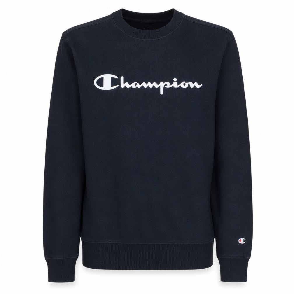 Champion Men's Black Small Crew Neck Pullover Sweatshirt
