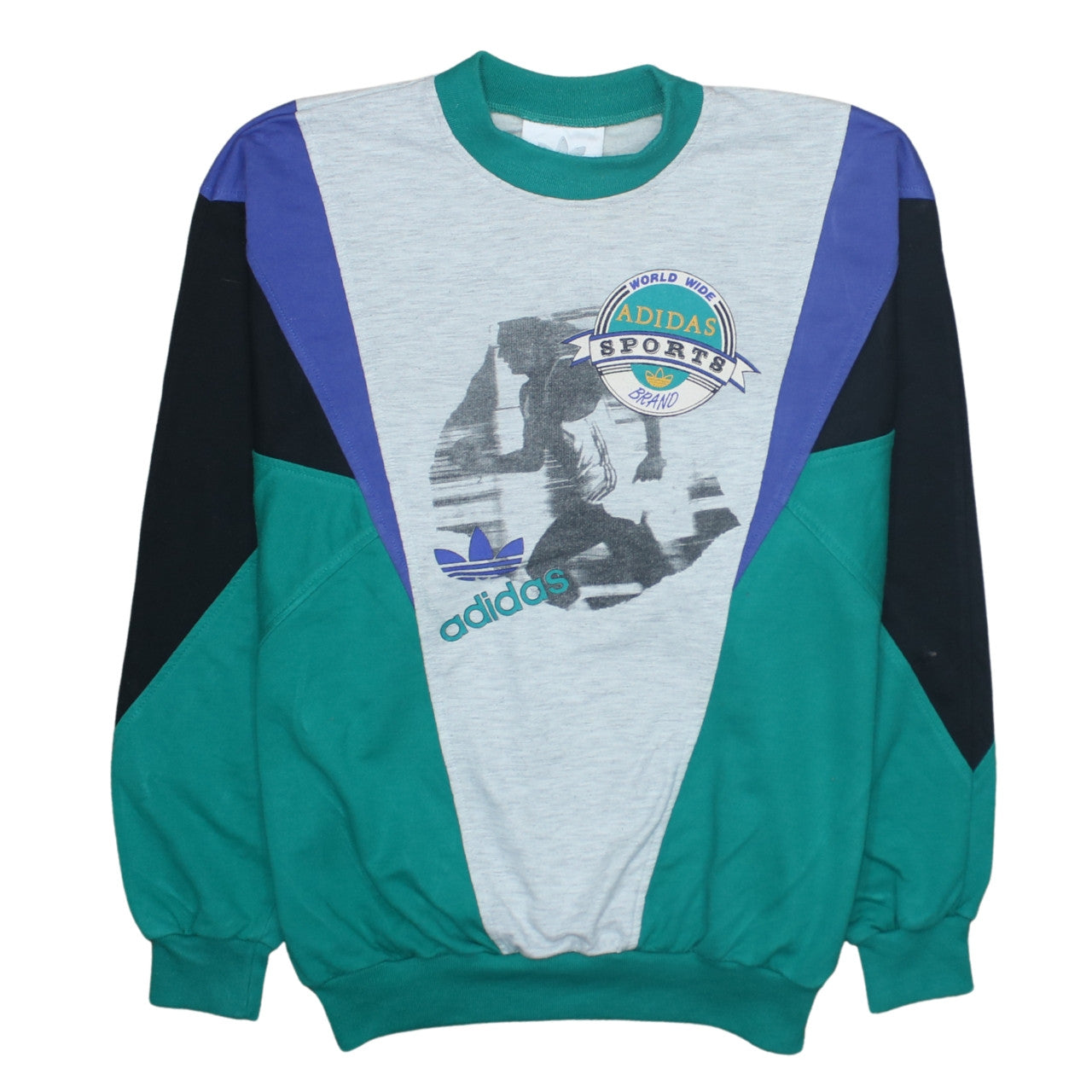 Adidas Men's Multicoloured 90s Retro Pullover Sweatshirt M