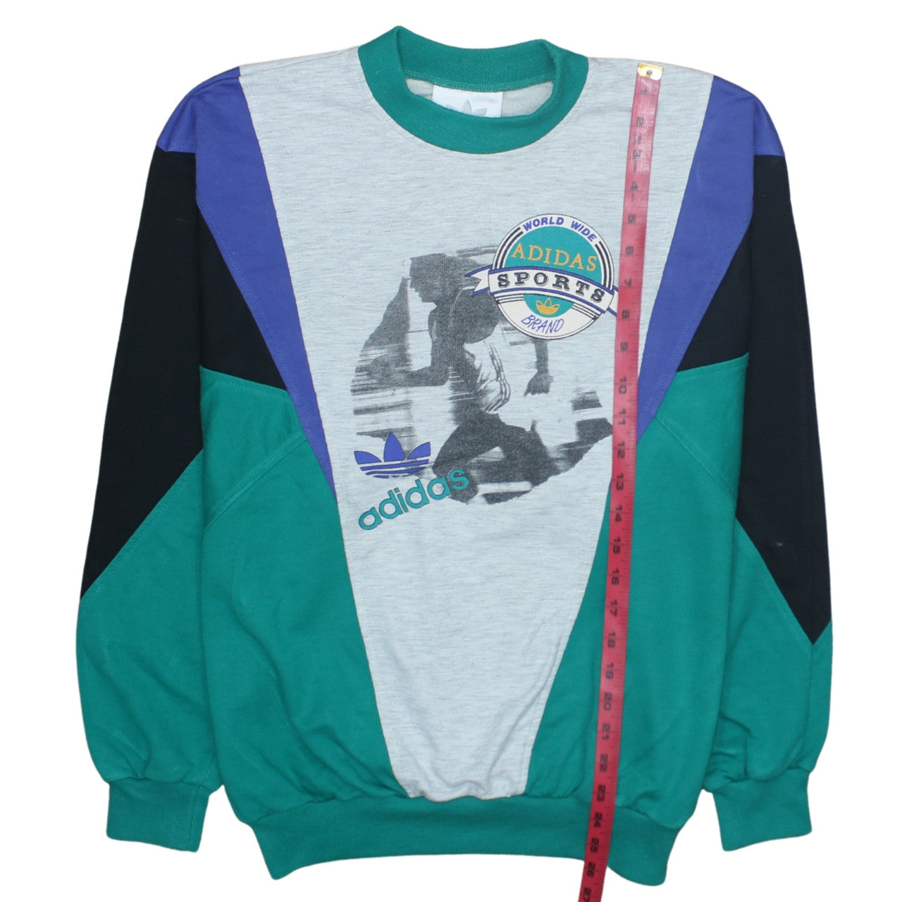 Adidas Men's Multicoloured 90s Retro Pullover Sweatshirt M