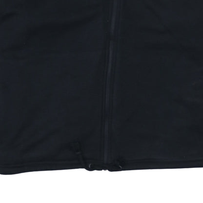 Adidas Women Black Full Zip Sweatshirt Size 14 Classic Fit