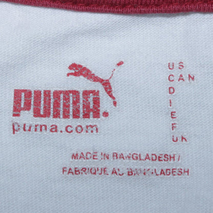 Puma Men's White KING Graphic Crew Neck Short Sleeve T-Shirt M