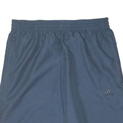 Adidas Men's Blue Track Pants S Regular Fit Lightweight Activewear