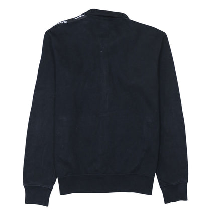 Champion Men's Black Medium Track Jacket Full Zip Cotton