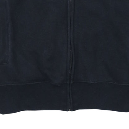 Champion Men's Black Medium Track Jacket Full Zip Cotton