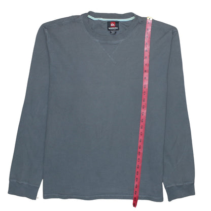Quiksilver Men’s Blue Crew Neck Pullover Sweatshirt XL
