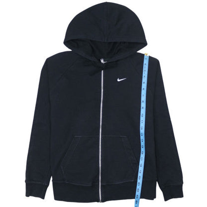 Nike Men's Black Small Full Zip Hoodie Fleece Sweatshirt