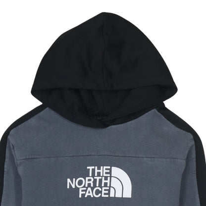 The North Face Boys Grey Pullover Hoodie L Logo Hooded Sweatshirt