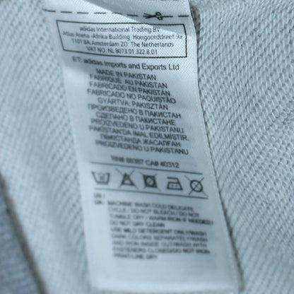 Adidas Originals Women's Grey Full Zip Hoodie UK 12